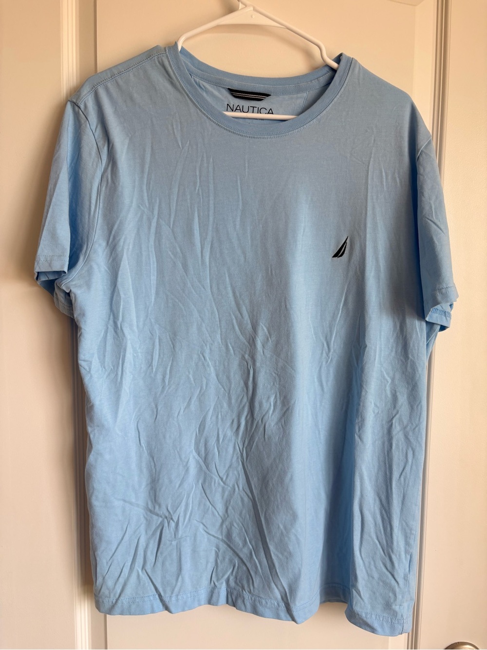 Nautica Light Blue Short-Sleeve Crewneck T-Shirt